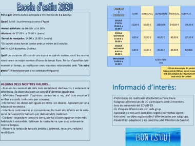 ESCOLA D'ESTIU