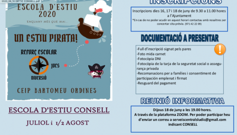 Escola estiu